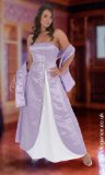 A-Line Bridesmaids Dress - Lilac - XXLarge