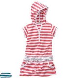 Happy price* girls hooded dress by vertbaudet pink 4y