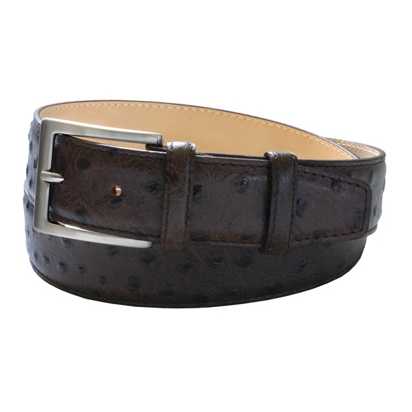 Brown Spotted Leather Belt by