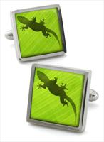 Robert Charles Gecko Cufflinks by
