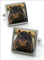 Robert Charles Hippo Cufflinks by