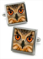 Robert Charles Owl Cufflinks by