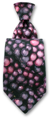 Robert Charles Printed Grapes Tie by