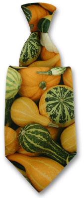 Robert Charles Printed Pumpkin Tie by
