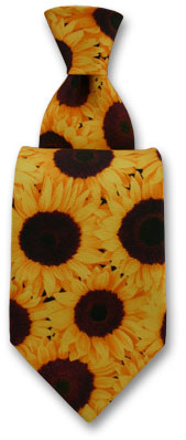 Robert Charles Printed Sunflower Tie by