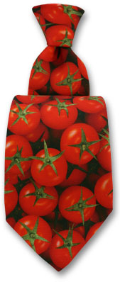 Robert Charles Printed Tomato Tie by
