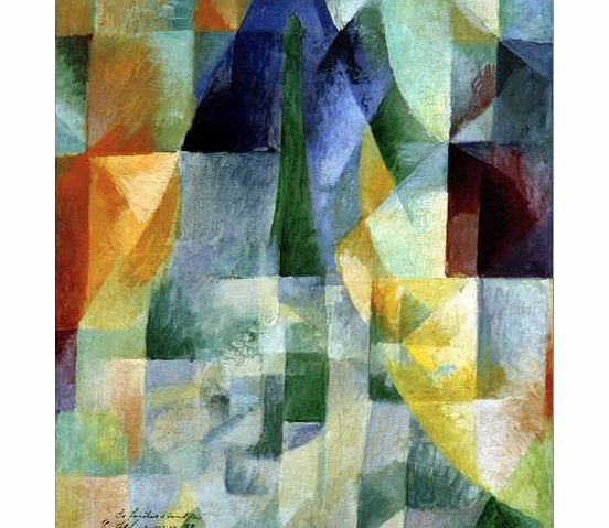 Robert Delaunay Poster 50 x 60 cm: Simultaneous Windows, 1912 by Robert Delaunay / akg-images - high quality art print, new art poster