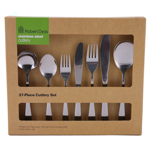 37 Piece Stainless Steel Cutlery Set