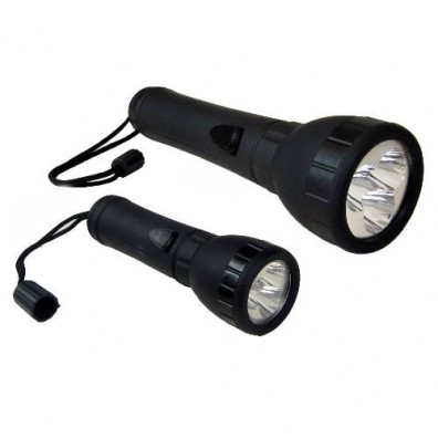Robert Dyas Twin Pack LED Rubber Torches 59110