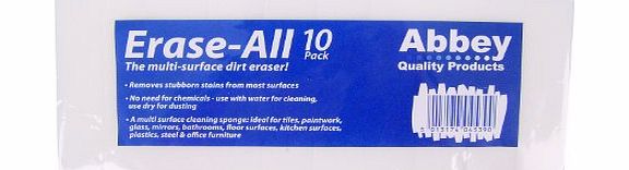 Robert Scott 10 Magic Eraser Sponges - For Chemical Free Stain and Mark Removal.