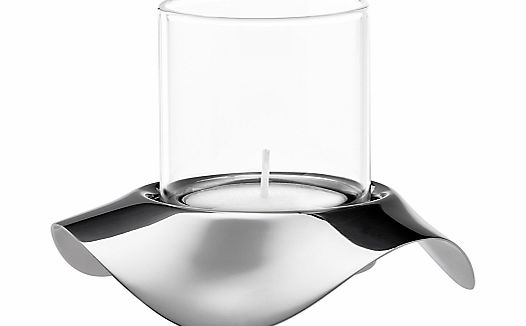 Robert Welch Drift Tealight Holder, Silver