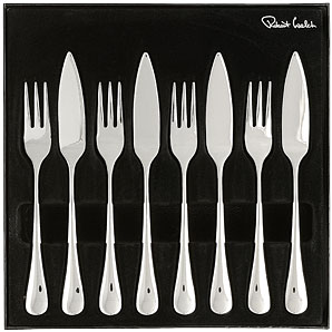 Robert Welch Radford Fish Eaters, Stainless Steel, 8-Piece