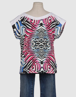 ROBERTO CAVALLI ANGELS TOPWEAR Short sleeve t-shirts GIRLS on YOOX.COM
