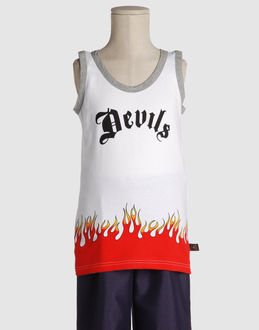 ROBERTO CAVALLI DEVILS TOP WEAR Sleeveless t-shirts BOYS on YOOX.COM