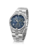 Roberto Cavalli Diamond Time - Mens Blue Dial Chronograph