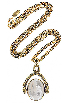 Roberto Cavalli Rotating pendant necklace