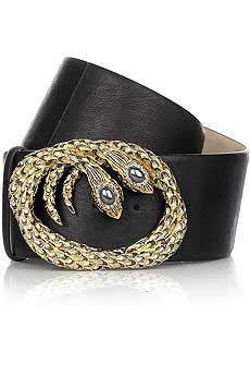 Roberto Cavalli Serpent buckle belt