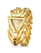 Roberto Cavalli Spike - Gold Plated Dress Bracelet Watch
