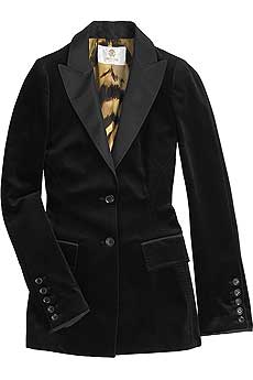Roberto Cavalli Velvet tuxedo jacket