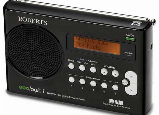 Roberts Ecological DAB Radio - Black