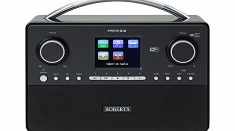 Roberts Radio Roberts Stream93i DAB/DAB /FM/ Internet Stereo Sound System with 3 Way Speaker System