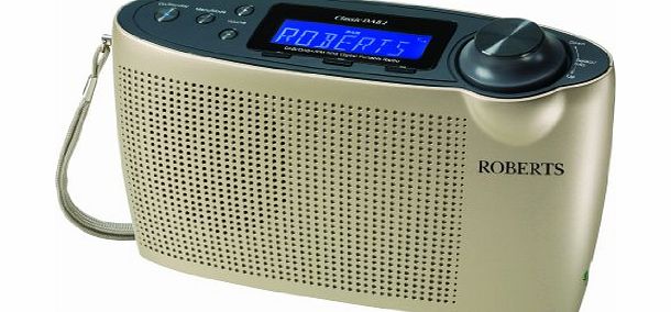 Roberts Radios Roberts Classic DAB2 DAB/DAB /FM Digital Radio with Simple Presets - Champagne
