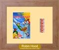 Robin Hood - Single Film Cell: 245mm x 305mm (approx) - beech effect frame with ivory mount
