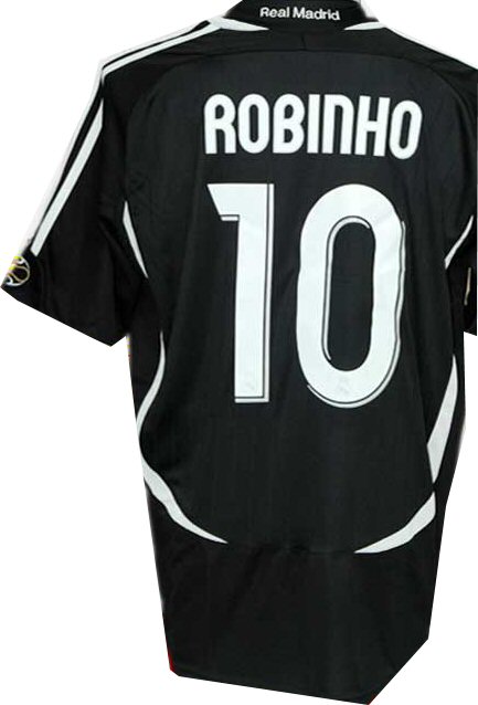 Adidas 06-07 Real Madrid away (Robinho 10)