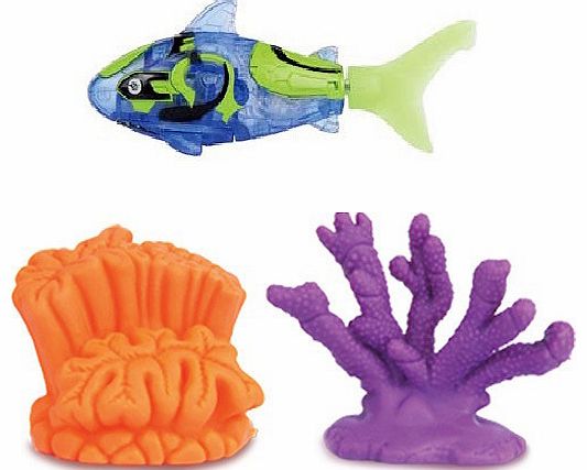 Robo Fish With Coral - Blue Shark