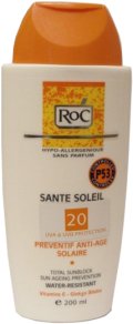 RoC Sante Soleil Total Sunblock Sun Anti-Ageing 200ml SPF20 Water Resistant