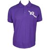 Big R Pique Polo Shirt (Purple/White)