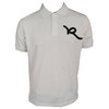 Big R Pique Polo Shirt (White/Black)