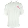 Big R Pique Polo Shirt (White/Neon Pink)