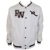 RocaWear Swagger Pleather Varisty Jacket (White)