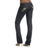 RocaWear Women s Bootcut Blue/Gold Denim Jeans