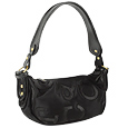 Black Signature Hobo Bag