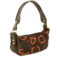 Brown & Copper Signature Hobo Bag