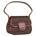 Signature Black & Wine Red Handbag