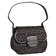 Sparkling Signature Black Handbag