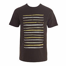 Rocha.John Rocha Brown paint stripe print t shirt