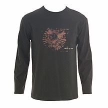 Rocha.John Rocha Chocolate long sleeve fossil top