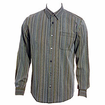Rocha.John Rocha Dark green stripe shirt