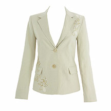 Rocha.John Rocha Natural embellished jacket