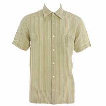 Rocha.John Rocha Natural linen short sleeve shirt