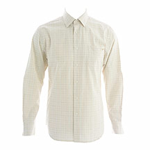 Rocha.John Rocha Natural long sleeve checked shirt