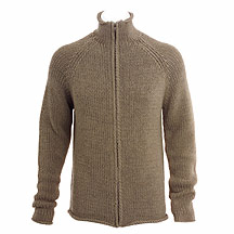 Rocha.John Rocha Natural zip through knitted cardigan