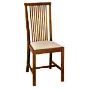 Rochester Pair of Dining Chairs, Dark Brown