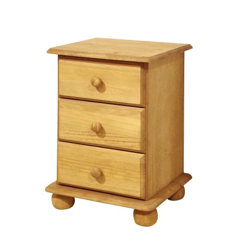 Rochester Bedside Chest 3 Drawers