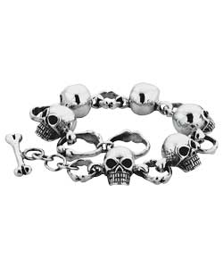 Rock God Skull T-Bar Bracelet