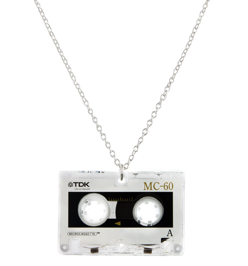 Rock N Retro Retro Mix Tape Cassette Necklace from Rock N Retro